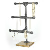 Jewelry Display Rack - 3-Tier Industrial Style Pipe 