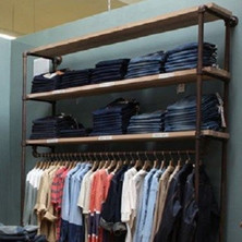 Wall Mounted Coat Hook Industrial Pipe Wall Hook Clothes Rack