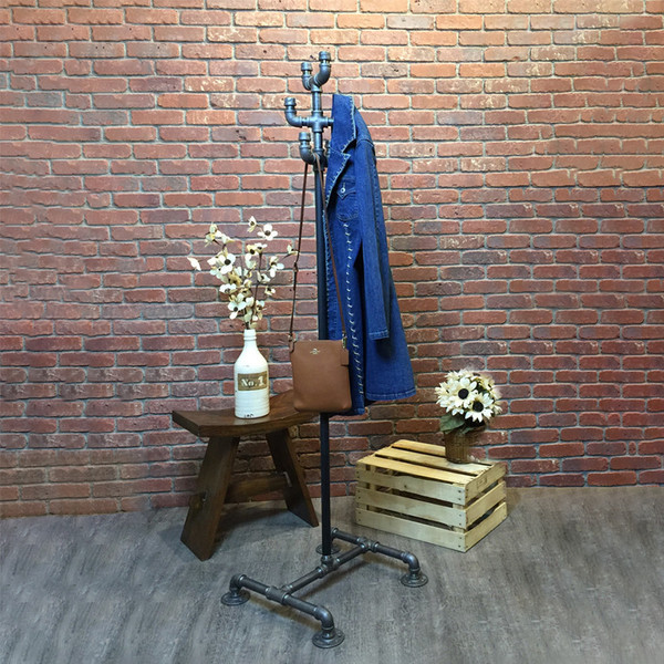 Industrial Pipe Coat Rack William Roberts Vintage
