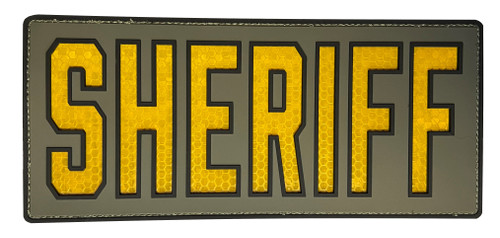 Patches - Reflective Patches - Sheriff - Combat Swag