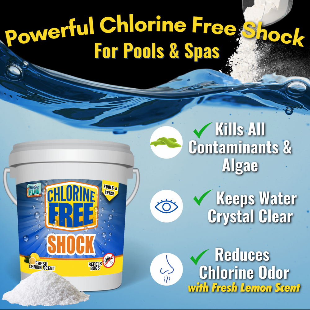 Non Chlorine Pool Shock for Swimming Pools | Fresh Lemon Scent