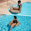 pool float lounger, easy to transport Leopard