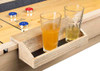 Rockford 2-Piece 12′ Upstairs/Downstairs Shuffleboard - Drink Holder