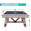 Bumper Pool Table Dimensions