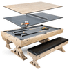 Rustic Oak with Gray Felt
