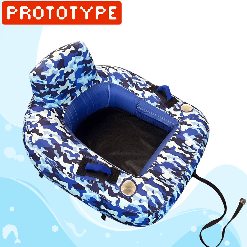 Camo Raft Floating Lounger Inflatable