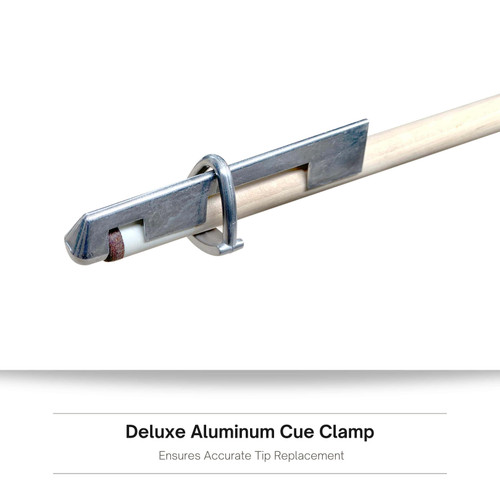 Deluxe Pool Cue Repair Kit - Aluminum Cue Clamp Deluxe Pool Cue Repair Kit - Aluminum Cue Clamp