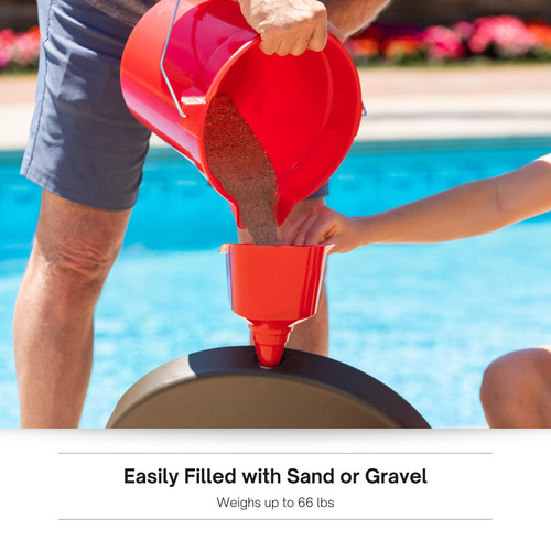 Filling the Atlas Base with Sand Filling the Atlas Base with Sand