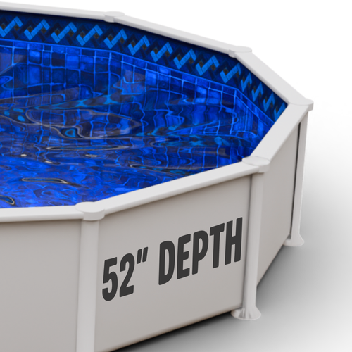 52" Depth Round & Oval | Fits Overlap or Standard Beaded Style Above Ground Pools