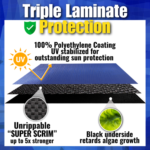 Unrippable Above Ground Premium Winter Covers - Oval