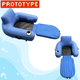 Floating Lounger Inflatable - Blue v2