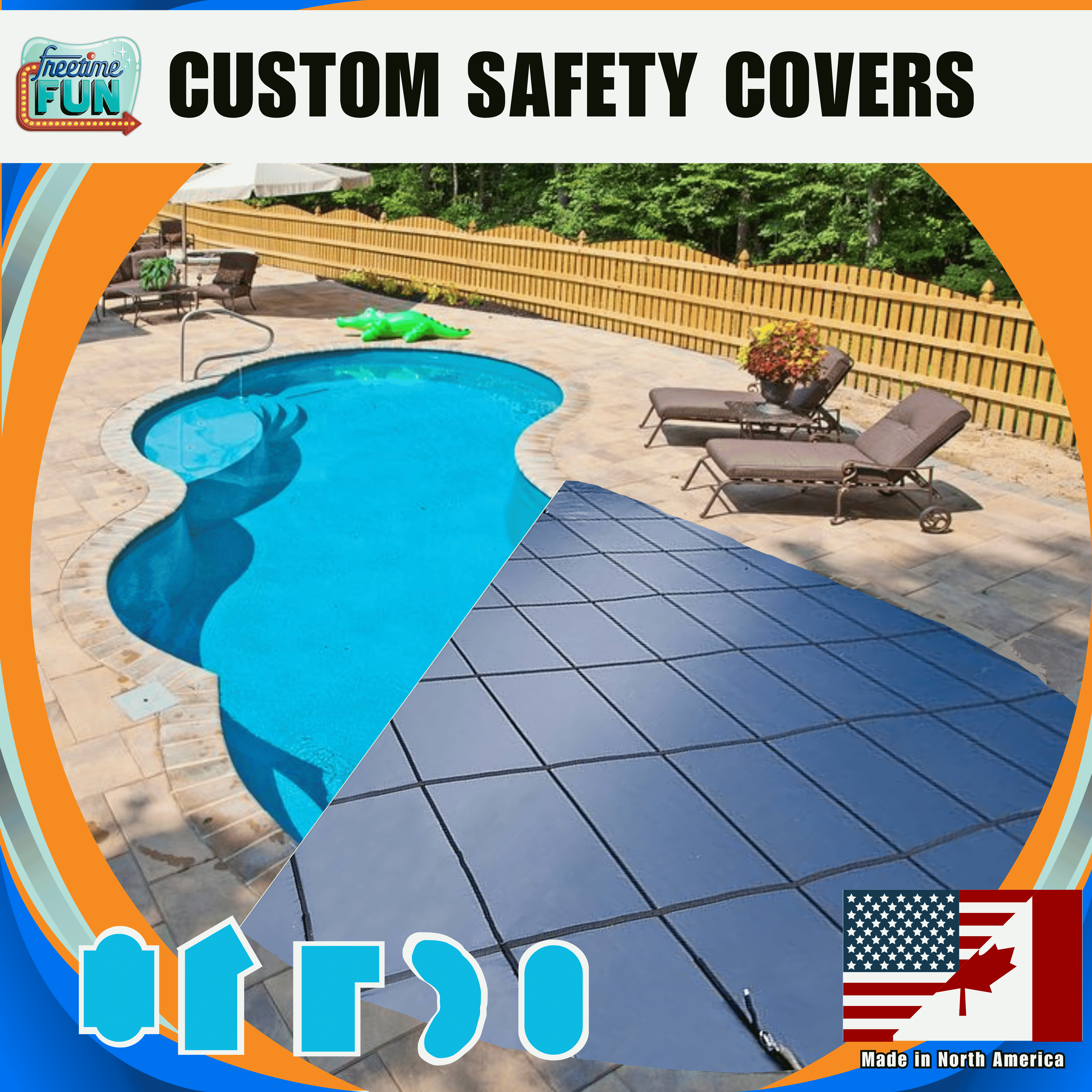 Gorilla Custom Mesh and Solid Safety Covers for Inground Pools