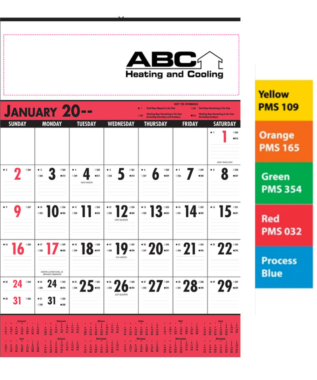 Contractor Wall Calendar