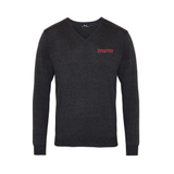 V-neck Knitted Sweater - Men's