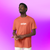 Stripe Orange T-Shirt Short Sleeve