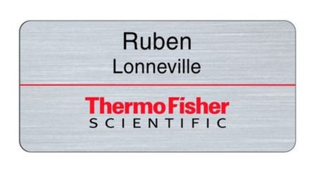 Name Badge with Magnetic Back