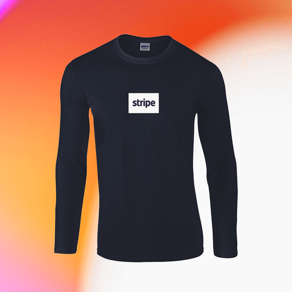 Stripe OS T-Shirt Long Sleeve - STAFF (EU)