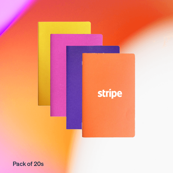 Stripe Set of Notebooks - Pack of 20s