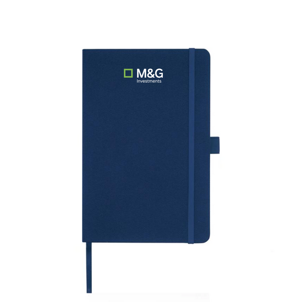 M&G Investments Navy RPET Notebook