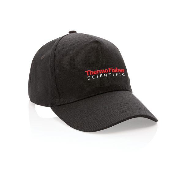 Black 5-panel 280gr Recycled Cotton Cap