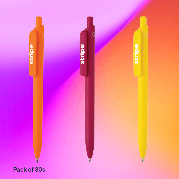 Stripe Coloured Pens