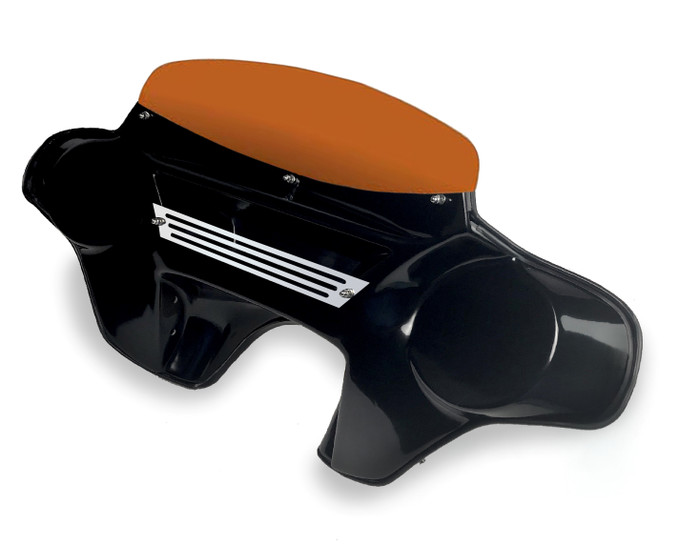 Kawasaki Vulcan 1500 Classic Batwing Fairing  inside angled view