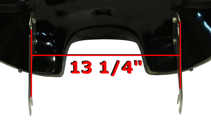 Harley Softail Slim Batwing Motorcycle Fairing With Measurement