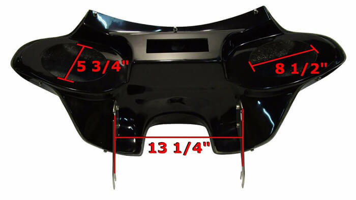 Harley Davidson Fatboy Fairing with Measurements
