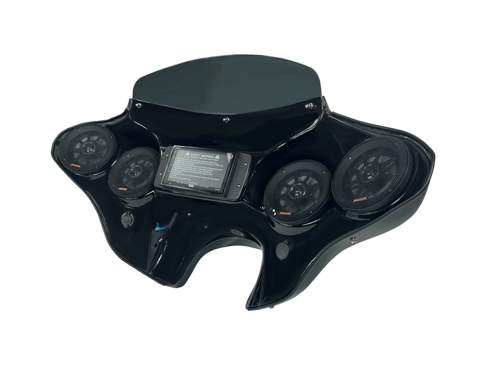Honda VTX 1300/1800 Batwing Fairing with Speakers and Stereo