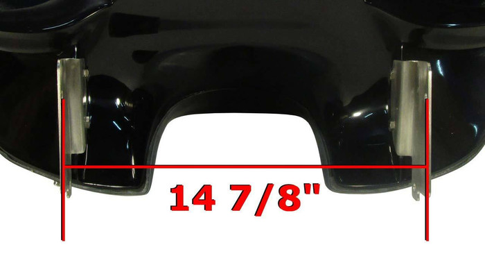 Kawasaki Vulcan 1600 Nomad Batwing Fairing  With Measurements