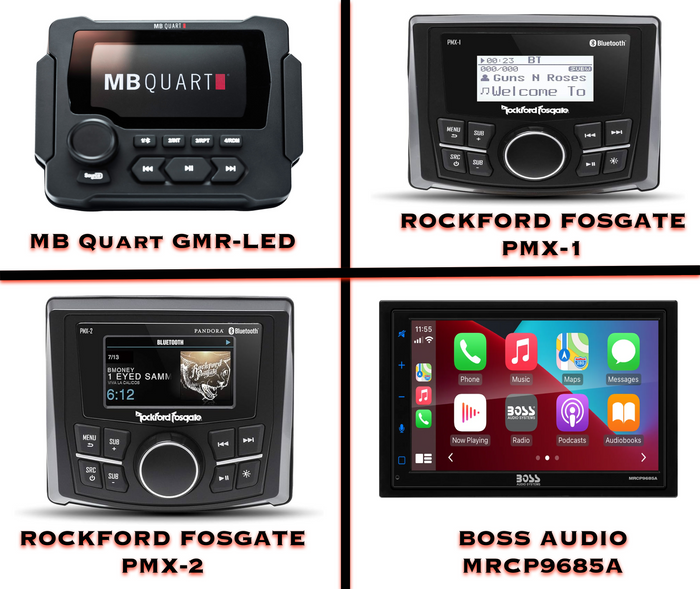 Kawasaki Vulcan 1600 Nomad Batwing Fairing  Stereo System