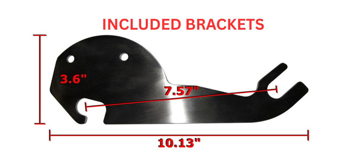 Harley Heritage Softail Batwing Fairing Hardware With Measurements
