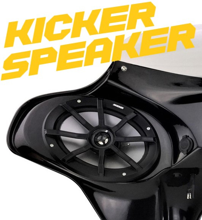 Suzuki Boulevard C50 Batwing Fairing with kicker speaker