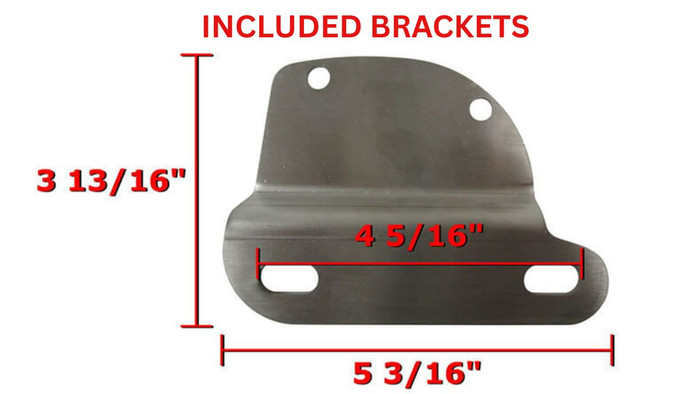 Suzuki Boulevard VL800 Batwing Fairing with bracket measurement 
