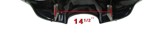 Suzuki Intruder VL 1500 LC Batwing Fairing mounting measurment 