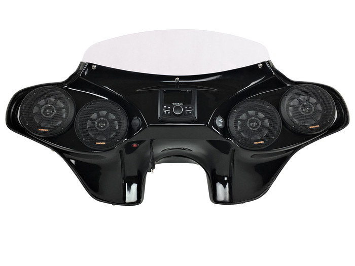 Yamaha Stryker Batwing Fairing with Speakers and Stereo System