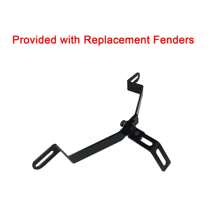 provided with replacement fender provided with replacement fender
