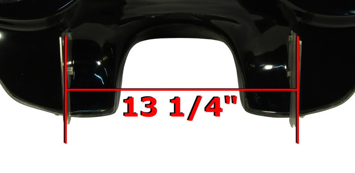 Yamaha V Star 650/1100 mounting bracket measurement 