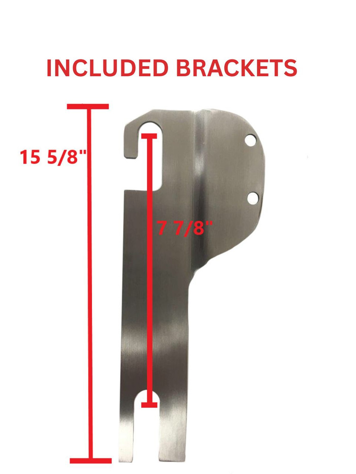 Indian Chief Vintage Batwing Fairing  Hardware with measurements