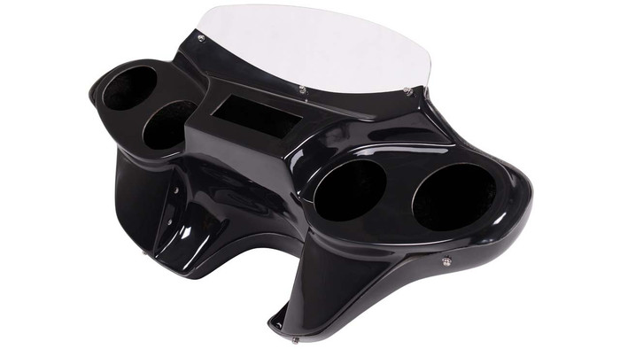 Vector Kawasaki Vulcan 1600 batwing fairing 4 speaker inside angled