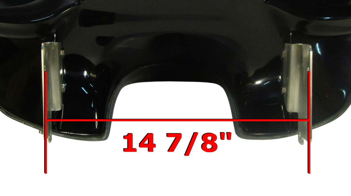 Vector Kawasaki Vulcan 1600 bracket measure
