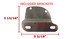 Harley Dyna Low Rider Batwing Fairing Mounting Bracket With Measurements