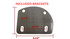  Honda VTX 1300/1800 Batwing Fairing Hardware With Measurements