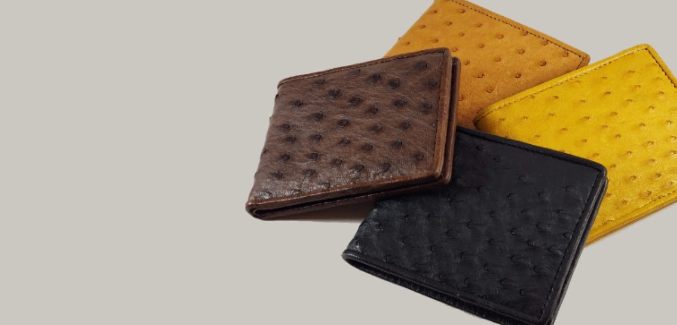 Ostrich Leather Wallets