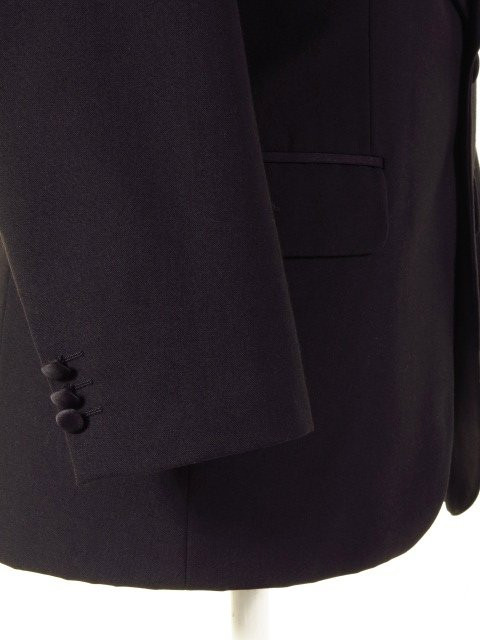 Black Shawl Collar Dinner Suit Jacket ExHire Mens XS / S / M Tweedmans