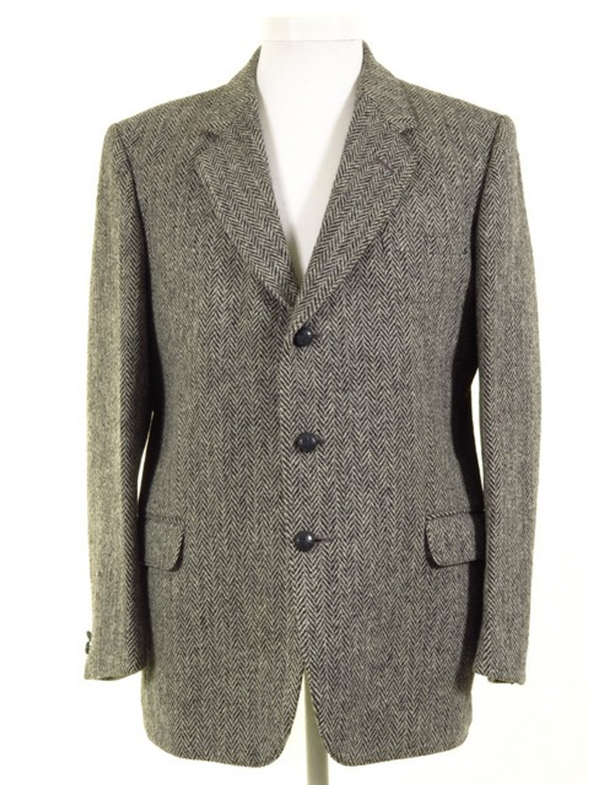 Vintage Harris Tweed Jacket Heavyweight 46R - Tweedmans