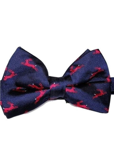 union jack silk bow tie