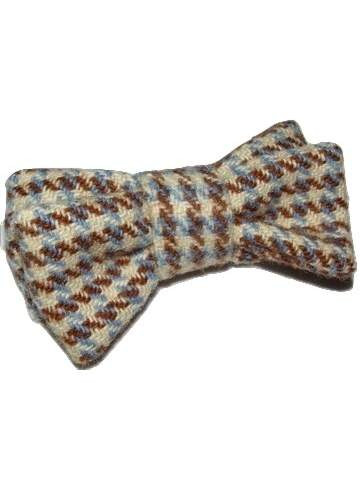 Grey Hunting Tweed Bowtie