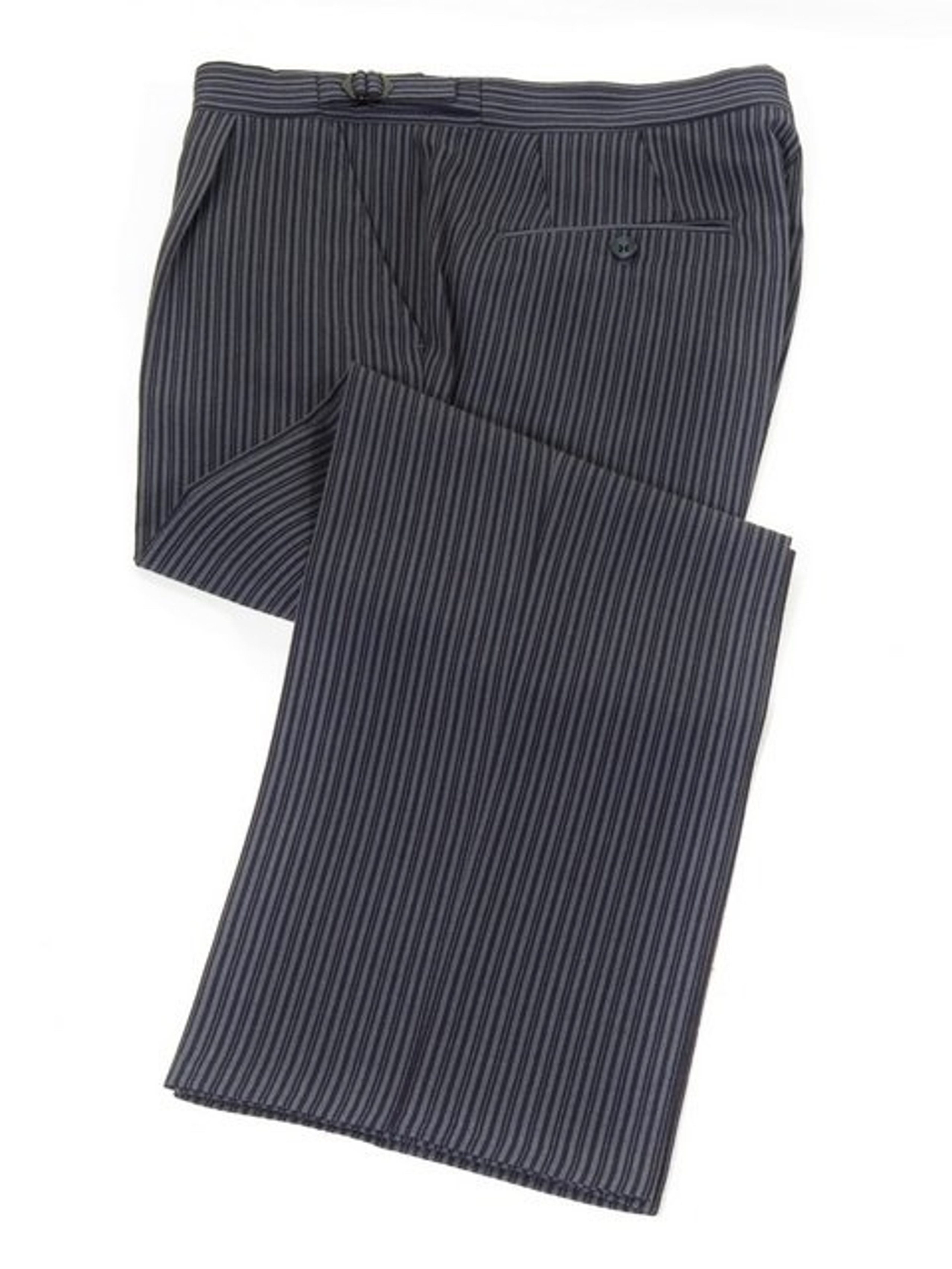 Ex-Hire Pinstripe Morning Trousers - Navy Blue Pin Stripe Morning Suit ...