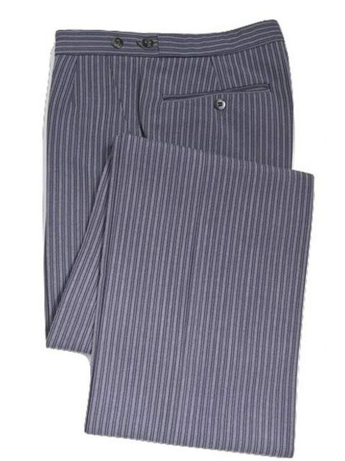 ExHire Pinstripe Morning Trousers  Navy Blue Pin Stripe Morning Suit  Trousers